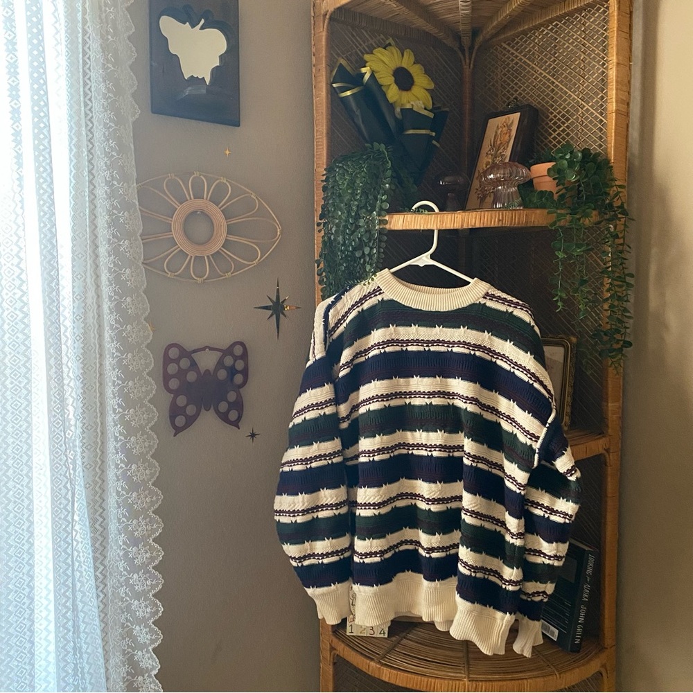 Vtg stripped sweater